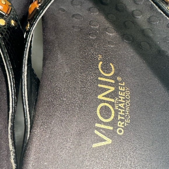 Vionic Rest Floriana Beaded Thong Arch Support  Flip Flops Lightweight EVA Flats - Picture 16 of 16